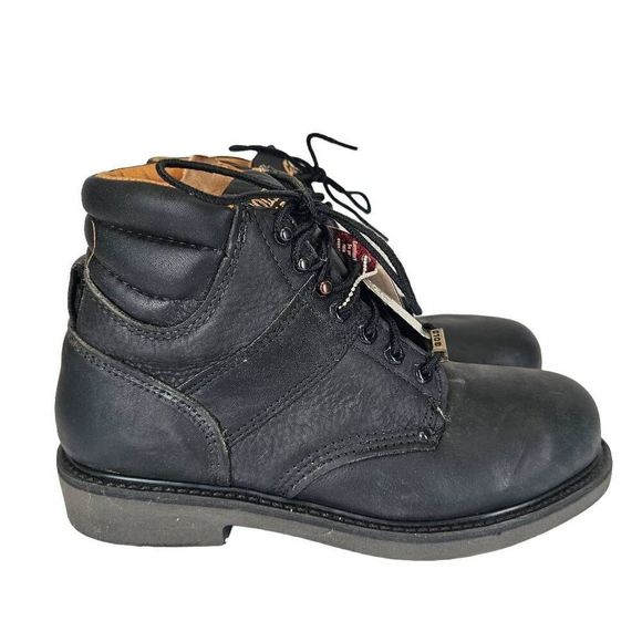 Carolina Men's Bushwacker Steel Toe Work Boots Black 8 New - Picture 1 of 11